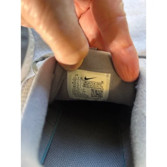 Nike‎ Revolution 5 Men's Running Shoes Gray Size 11.5 Wide DC3728002 - Picture 5 of 6